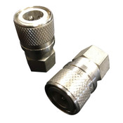 CON-222 High Pressure Stainless Steel Full Flow Quick Connect Coupler